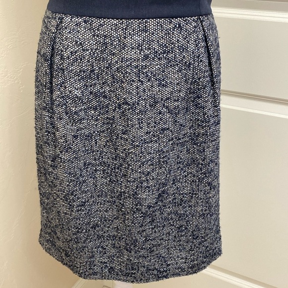 Gap tweed sleeveless sheath dress Women’s 8 wool blend preppy office Acadamia - Picture 5 of 7